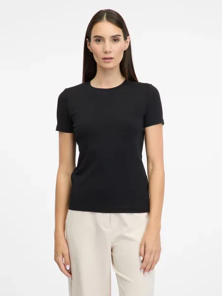 Tricou Orsay scurt negru