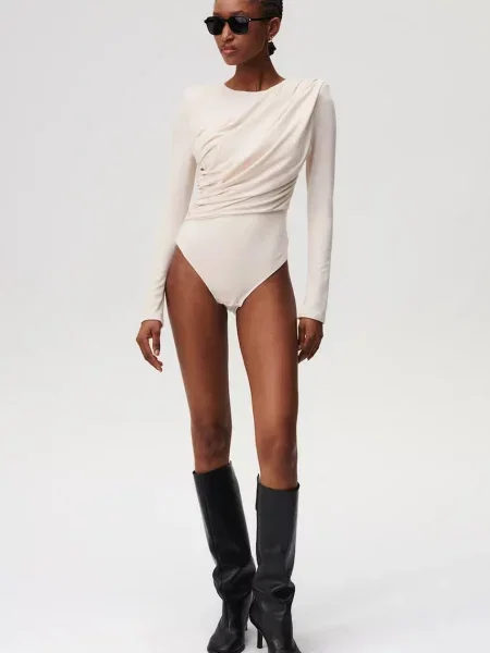 Undress Code body z lyocellu American Beauty Bodysuit Classic beżowy
