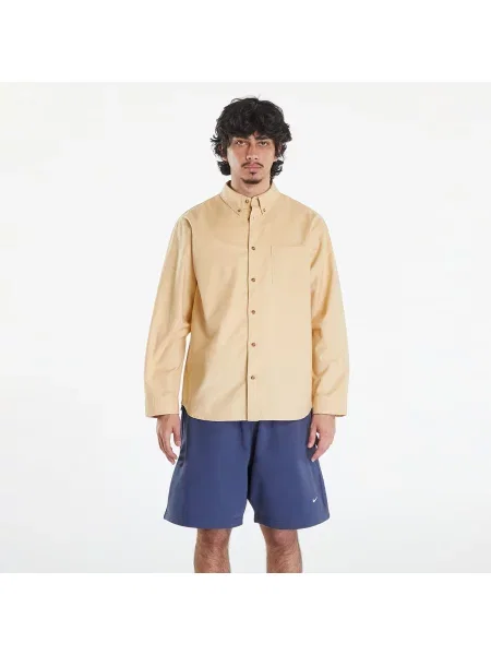 Риза Nike Life Long-Sleeve Oxford Button-Down Shirt Sesame/ Sesame/ Sesame XS