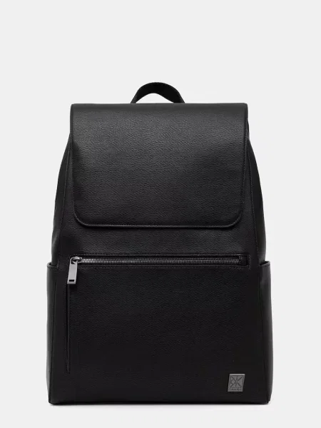 Calvin Klein rucsac de oraș pentru bărbați cu imitație de piele negru