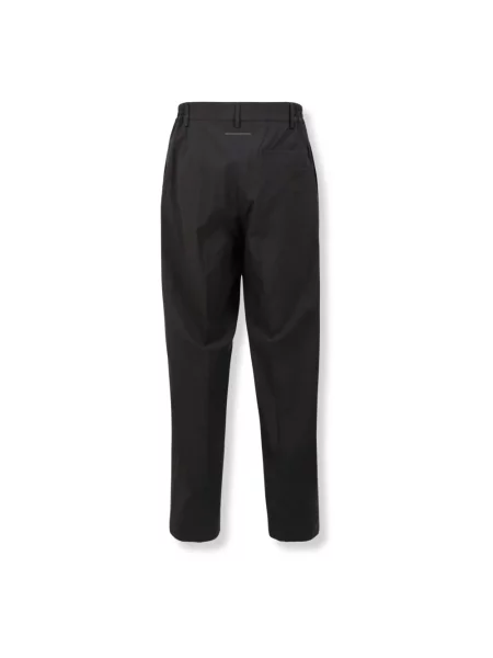 Maison Margiela spodnie straight z wełną szare