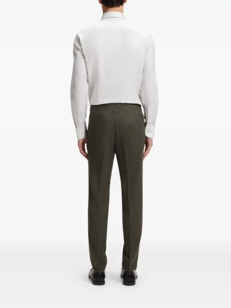 Cu centură pantaloni Boss verde