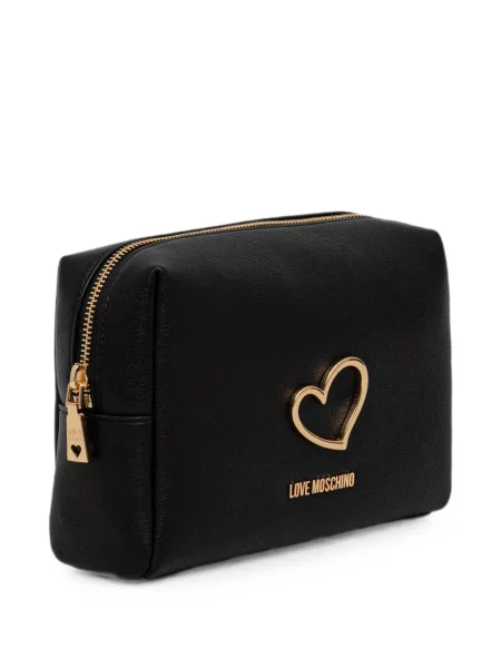 Чанта Love Moschino със сърца черно