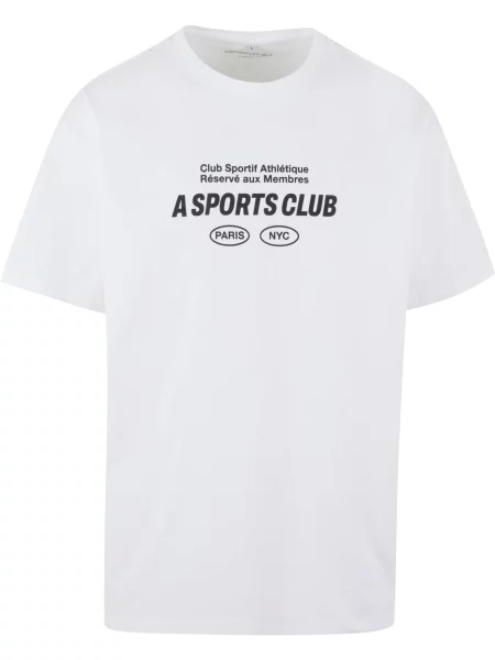 Mister Tee Tričko A Sportsclub černá bílá