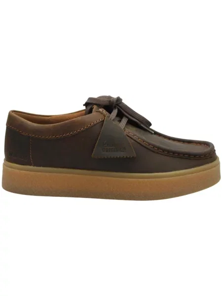 Mokasíny Clarks hnedá