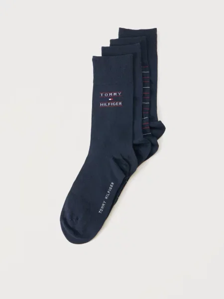 Tommy Hilfiger Underwear Κάλτσες ναυτικό μπλε / κόκκινο λευκό