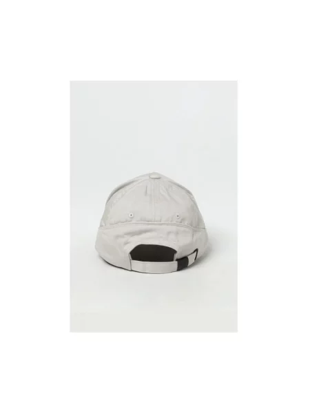 Czapka z daszkiem Emporio Armani z logo beżowa