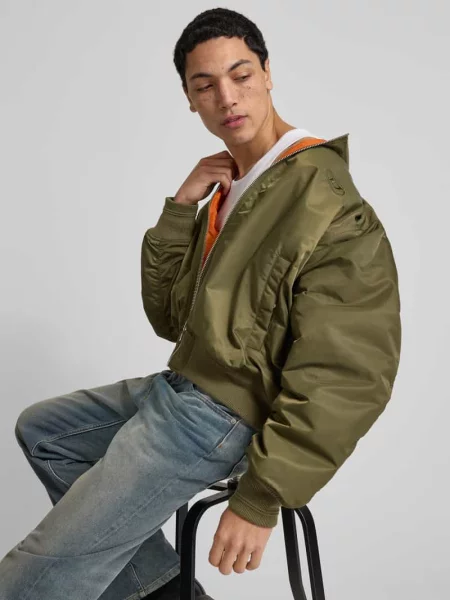 Kurtka bomberka z zamkiem błyskawicznym Diesel