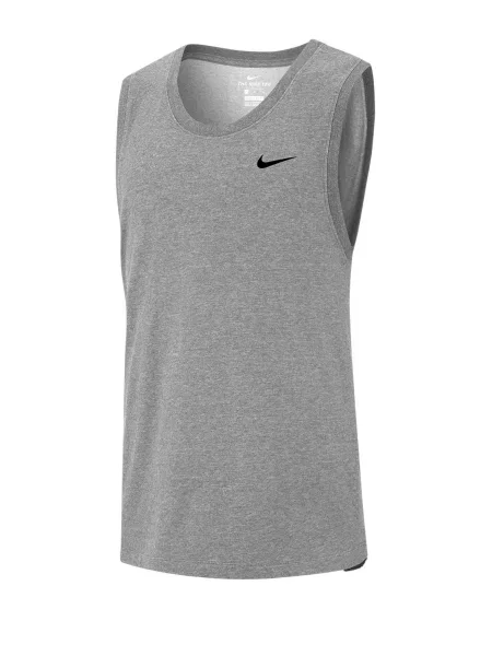 NIKE Tricou funcțional gri deschis negru