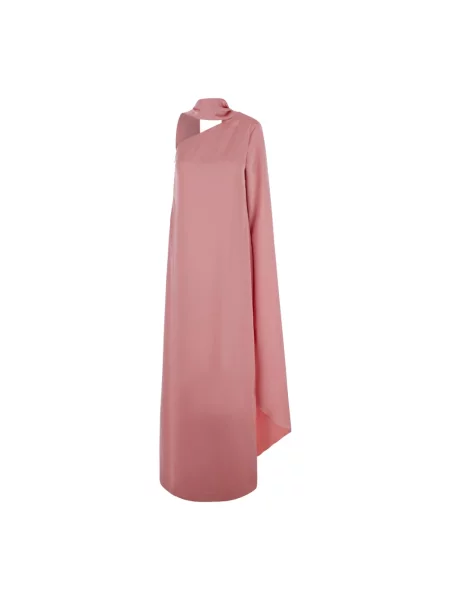 Sukienka maxi Solace London różowa
