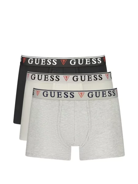 Boxeri Guess cu autograf gri