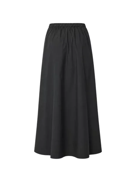 Fustă midi Ecoalf cu cordon negru