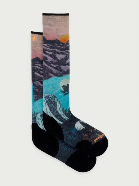 Smartwool skarpety narciarskie fioletowe
