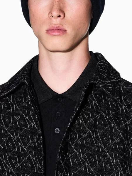 Поло Armani Exchange черное
