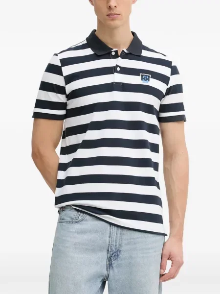 Tricou polo Helly Hansen cu autograf albastru