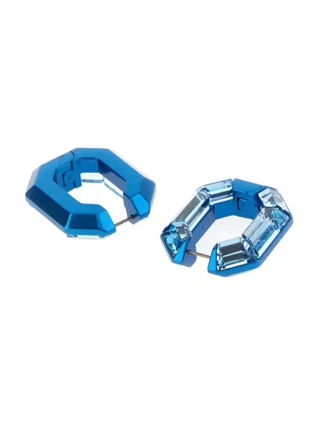 Kolczyki Swarovski niebieskie