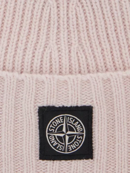 Czapka dziecięca Stone Island różowa