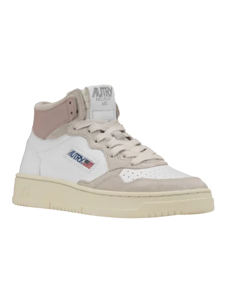 Sneakersy Autry skórzane białe