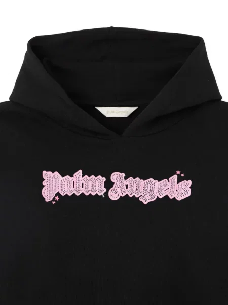 Bluza z kapturem dziecięca Palm Angels czarna