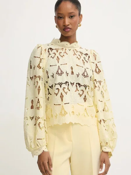 Morgan bluză pentru femei galben