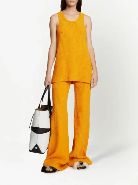 Плетен топ Proenza Schouler жълто