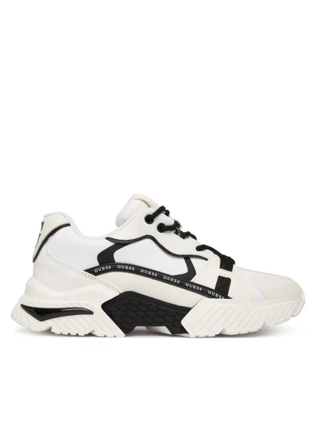 Sneakerși Guess alb