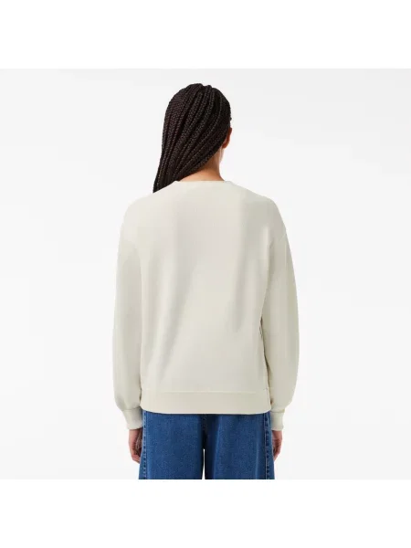 Lacoste Kardigan Z Dekoltem V biały