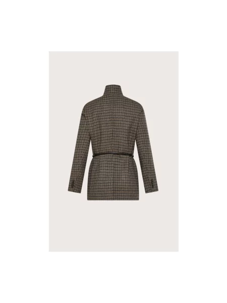 Marynarka Seventy wełniana brązowa