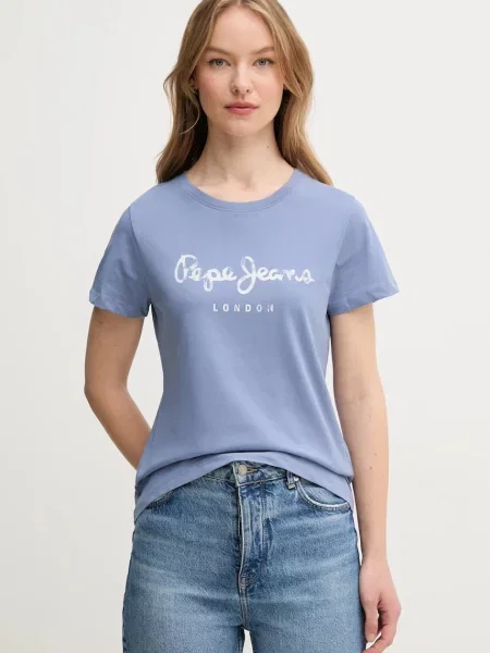 Pepe Jeans tričko VAL modré