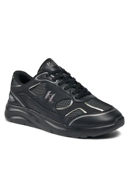 Karl Lagerfeld De piele sneakers SERGER negru