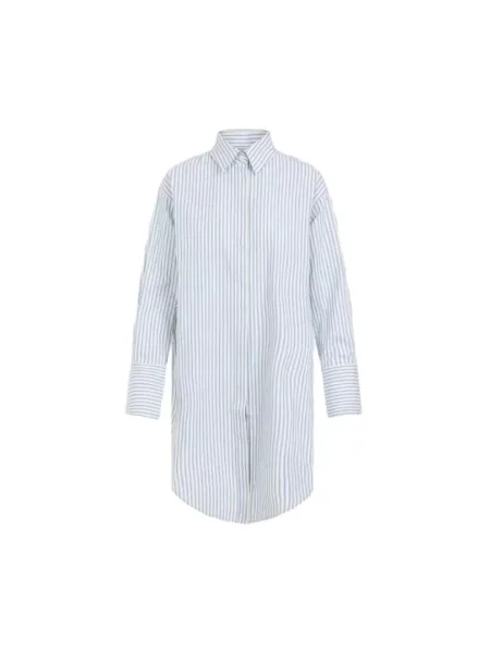 Sukienka koszulowa Victoria Beckham niebieska