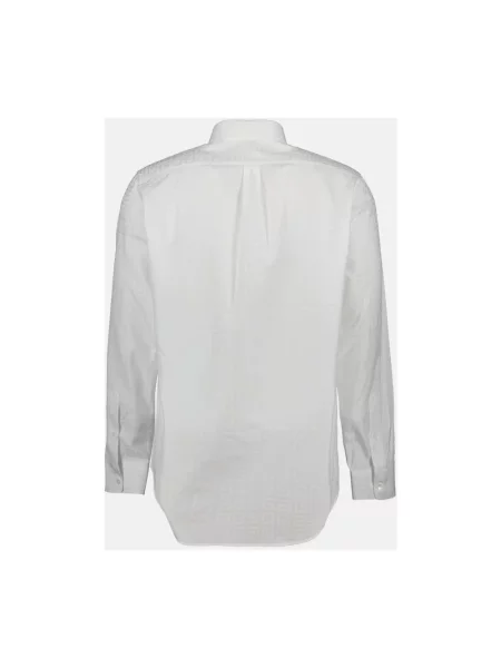 Koszula Givenchy z nadrukiem klasyczna biała