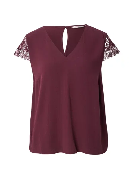 ONLY Bluză ONLELVA-VIA vin roșu
