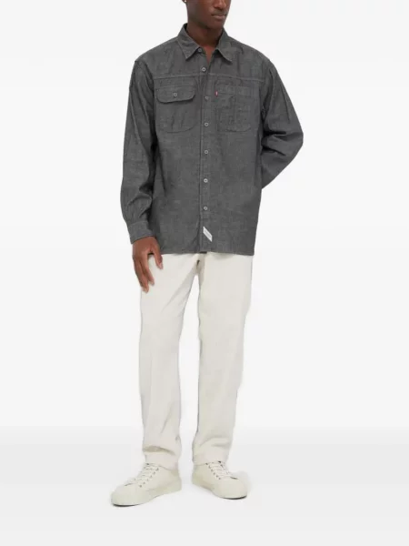 Scurt pantaloni scurți Levi's® cu broderie cu dungi alb