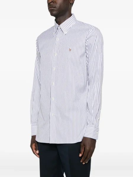 Cămașă Polo Ralph Lauren cu dungi alb