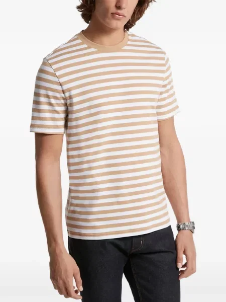 Tricou Michael Michael Kors cu dungi albastru