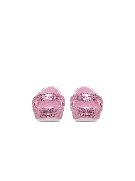 Šlepetės Crocs Classic Chunky Glitter Clog K rožinė