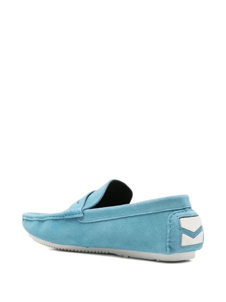 Szarvasbőr loafer Sergio Moretti Firenze kék