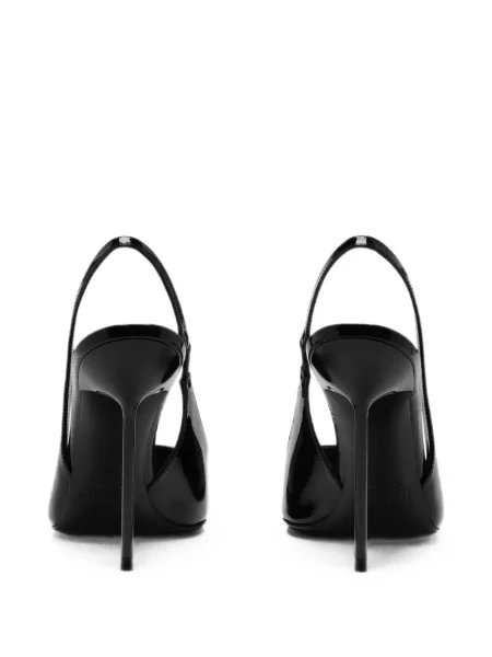 Pantofi cu toc Paris Texas slingback negru