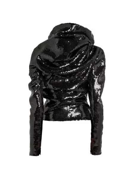 Top A.w.a.k.e. Mode cu paiete negru