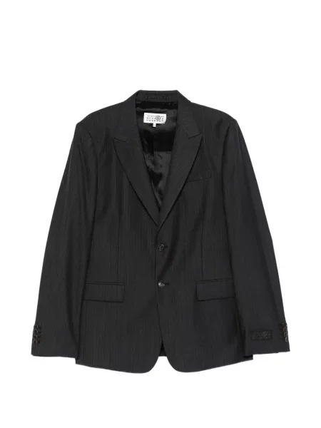 Едноредни блейзър Mm6 Maison Margiela сиво