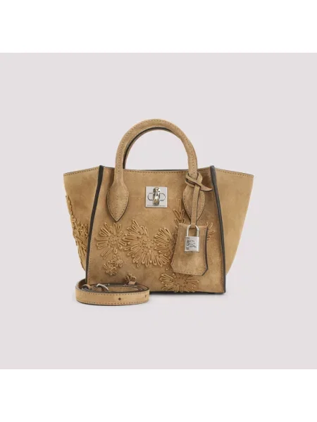 Shopperka Ermanno Scervino skórzana brązowa