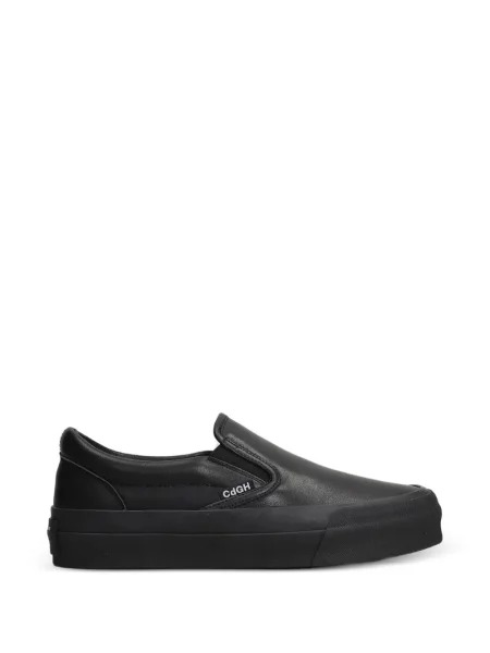 Chiloți Comme Des Garçons Homme din piele slip-on negru