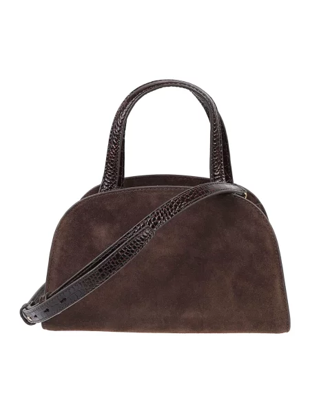 Torebka Tory Burch zamszowa brązowa