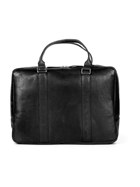 Torba na laptopa Howard London skórzana czarna