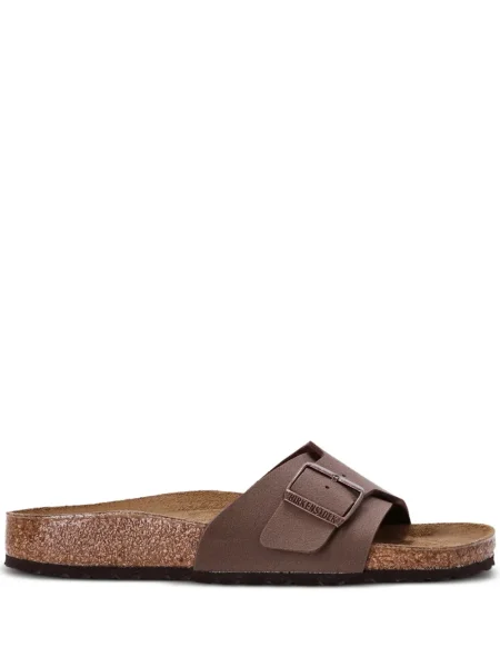Papuci Birkenstock din piele maro