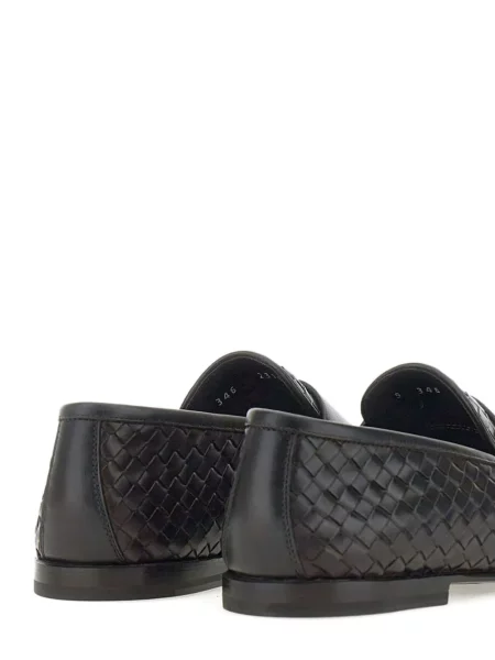 Pantofi loafer Neil Barrett din piele maro