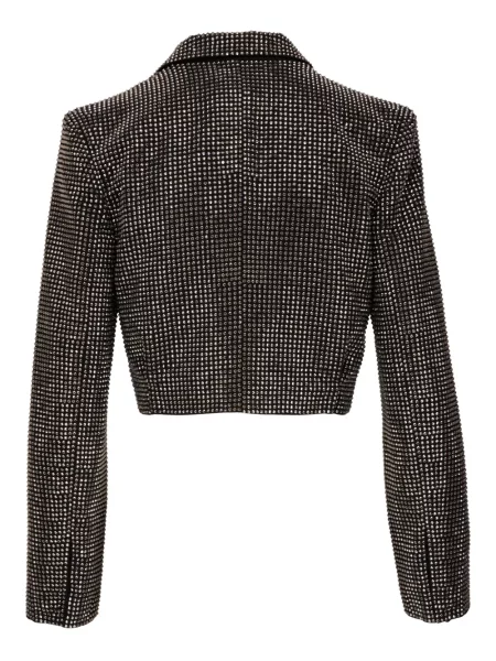 Kalnų krištolas švarkas Roland Mouret apkarpytas juoda