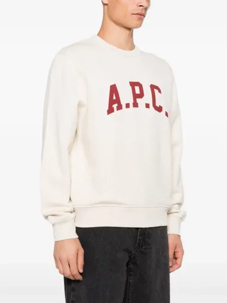Hanorac crewneck A.p.c. cu imagine
