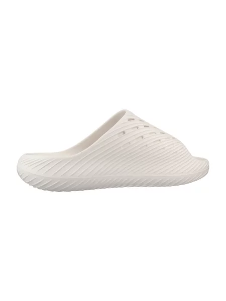 Semišové šľapky Adidas biela